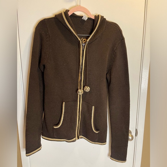 PRANA / Embroidered / Zip Up Sweater Hoodie / Womens / Size Large - Picture 2 of 9